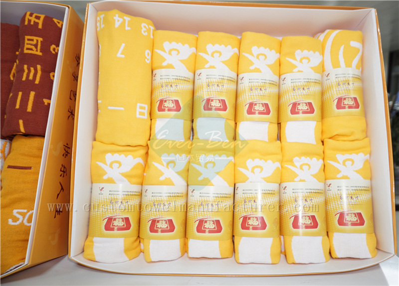 China Custom bamboo travel towel bulk wholesale Jacquard Cotton Face Towels Exporter for Germany France Italy Africa UK USA